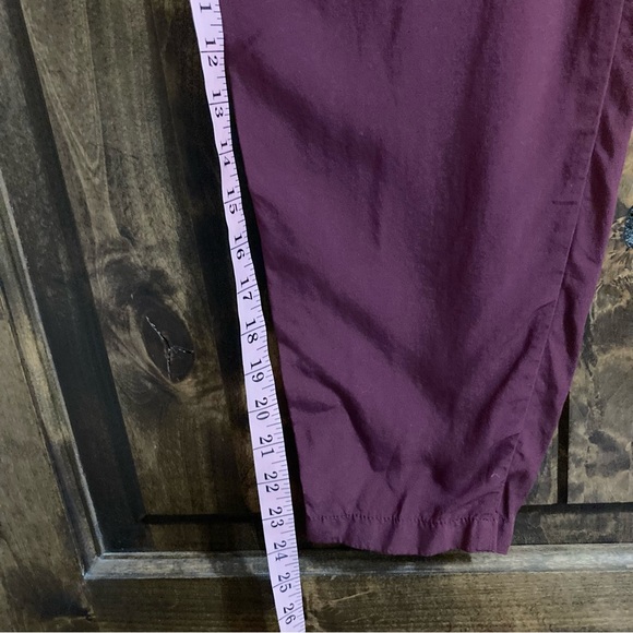 Cranberry Red Jumpsuit Short Sleeve Size Small S - Picture 9 of 12